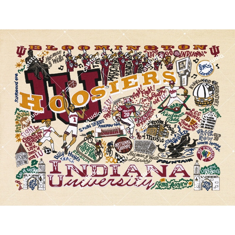 Indiana University Collegiate Fine Art Print