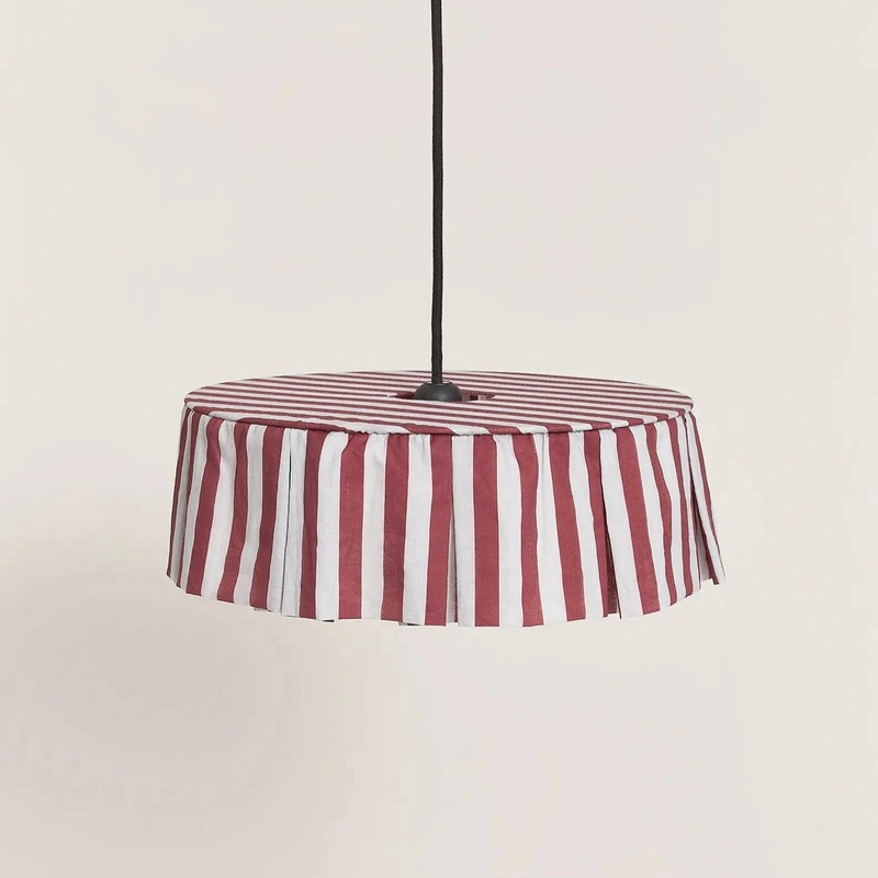 Pendant lampshade diam. 40cm Vibes – Maroon Stripes