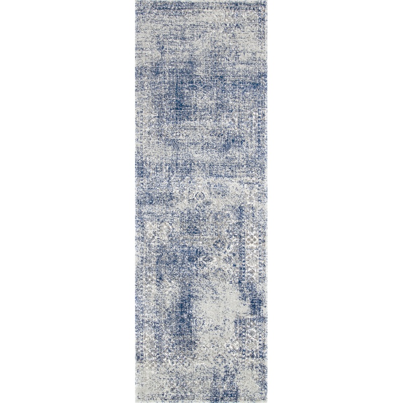 Faded Shadow Mystique Rug | Blue