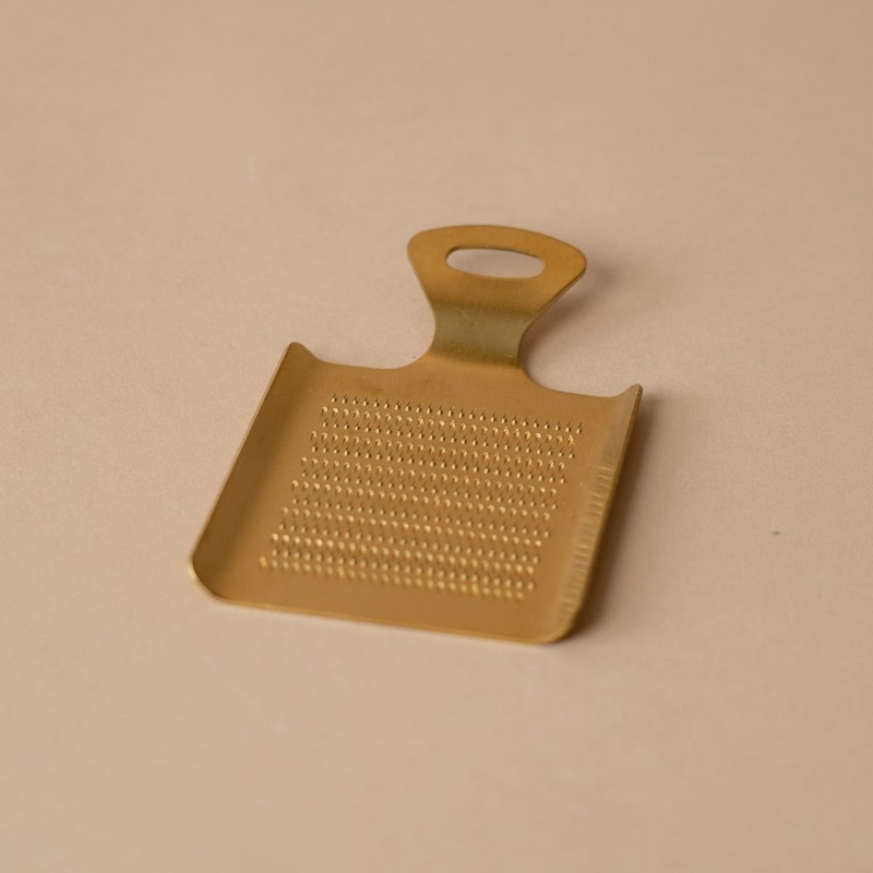 Gold Finish Ginger Grater