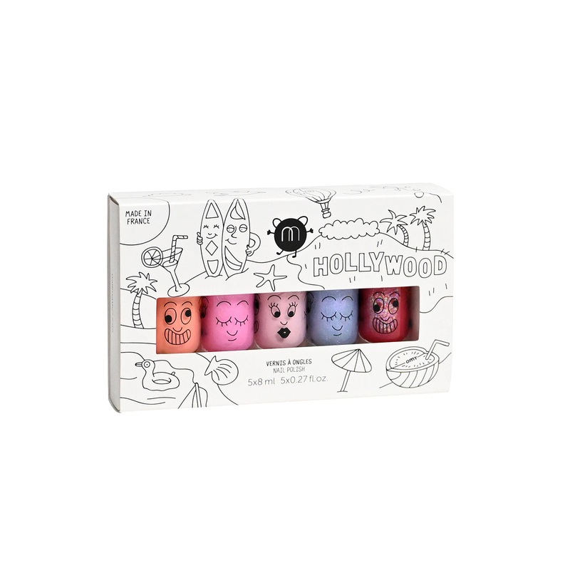 Nailpolish for Kids Set of 5 HOLLYWOOD