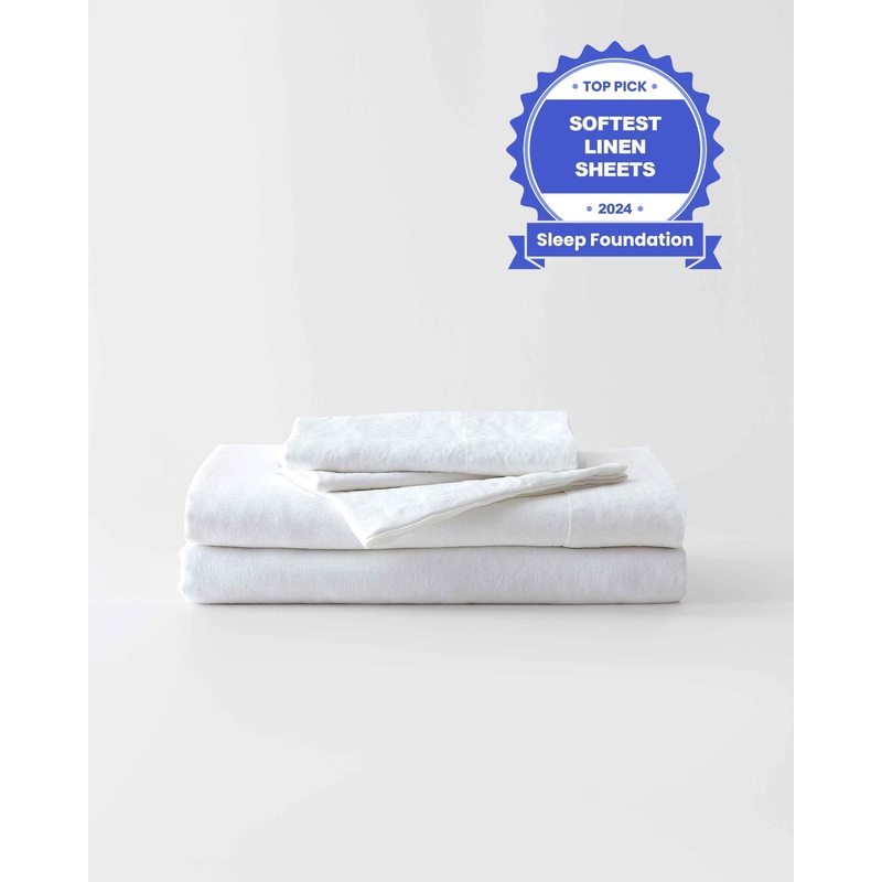 Stonewashed Linen Sheets