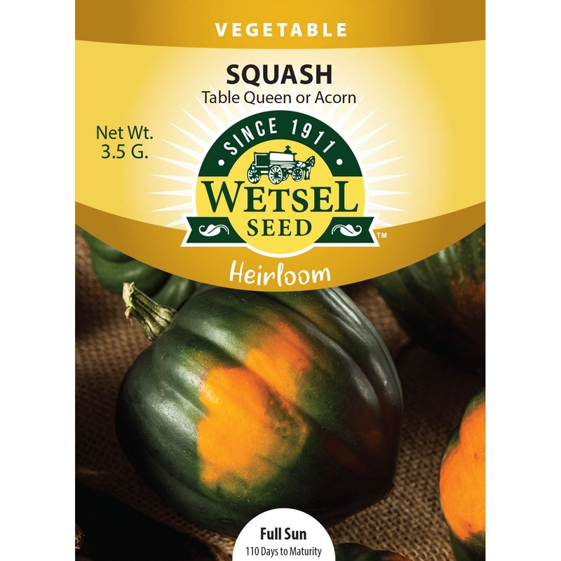 Wetsel Seed Heirloom Squash Table Queen Seed