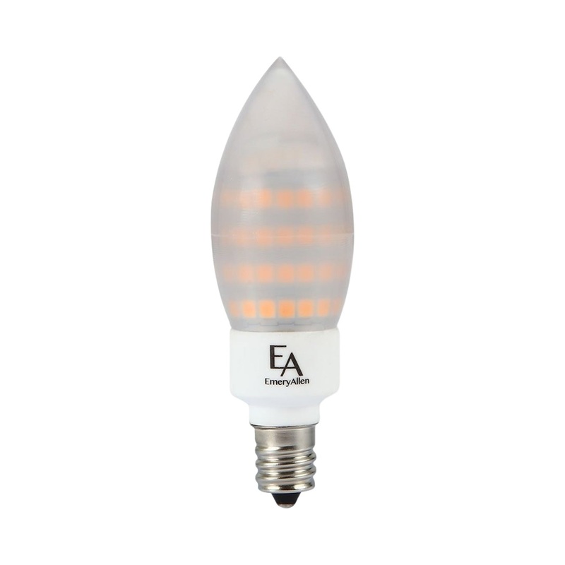 Emeryallen Candelabra Base 120V Candle Mini LED Bulb