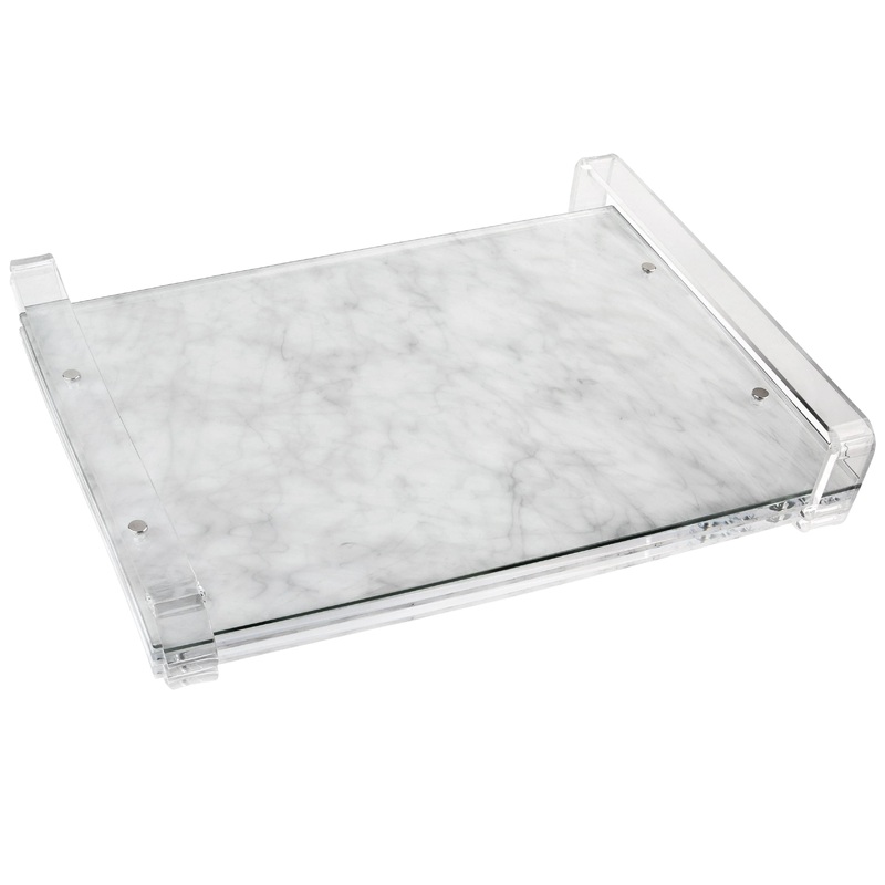 Marble/Clear Challah Board