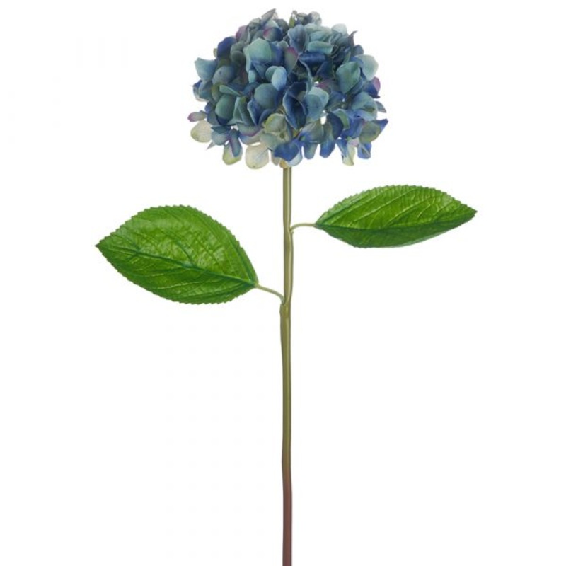21.5″ Real Touch Hydrangea Stem Blue