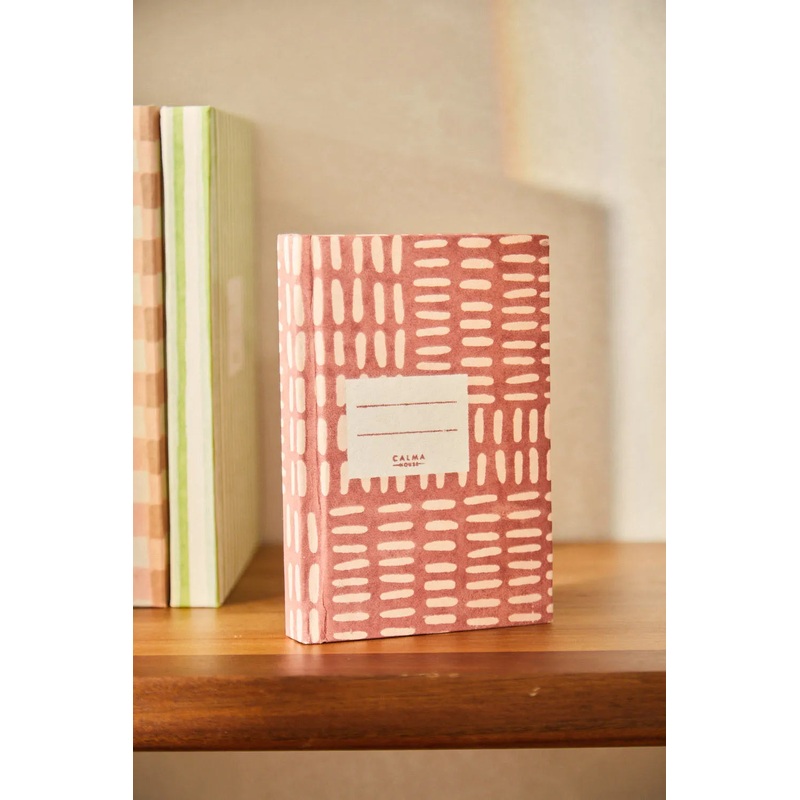 Libreta de bolsillo artesanal rosa Joanna