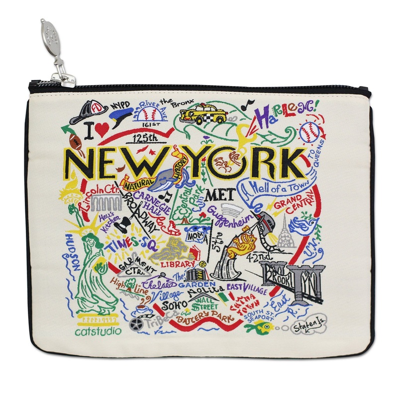 New York City Zip Pouch – Natural