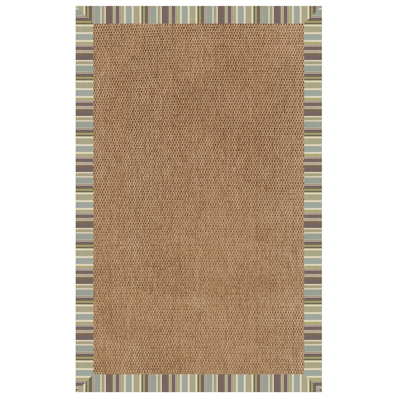 Zelda-Basketweave Blue Stripe