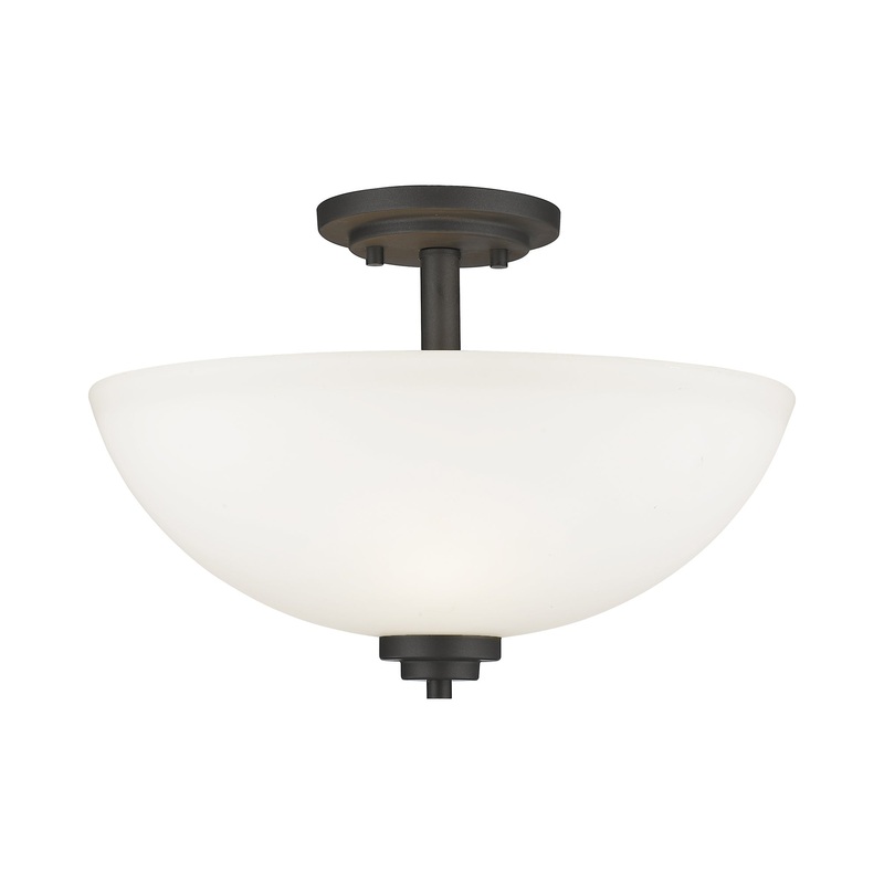 Ashton Round Semi Flush Mount Ceiling Light