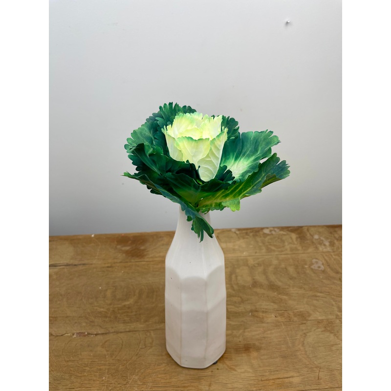 Cream & Green Cabbage Pick