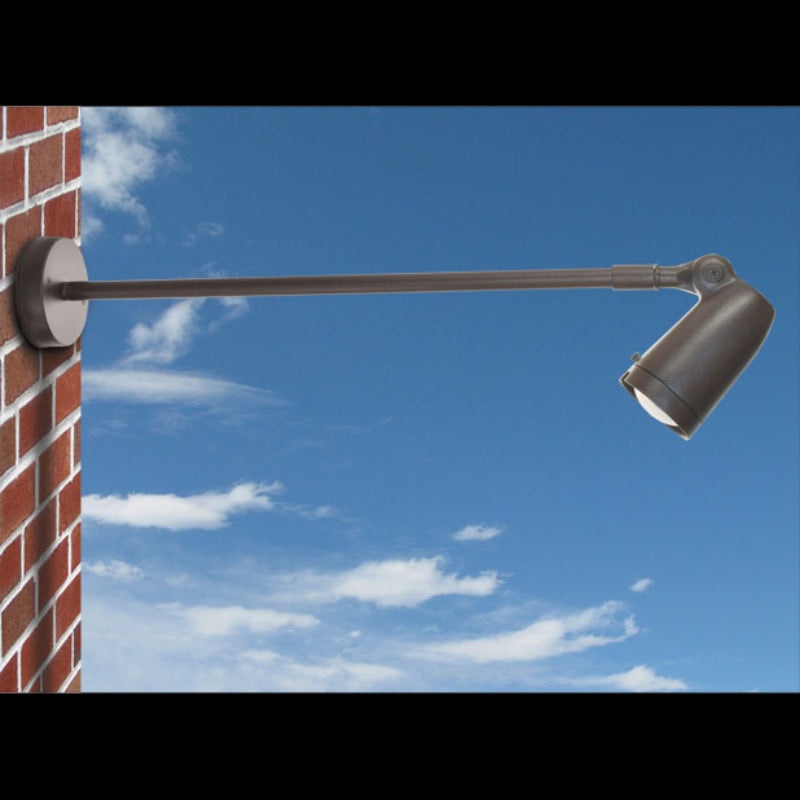 Focus Industries SLS20 18″ 8W LED Double Heads Sign Light, 120V, 45 Bend Pole, No Cap
