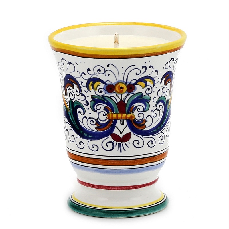HOLIDAYS DERUTA CANDLES: Bell Cup Candle ~ Ricco Deruta Design