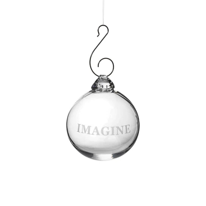 Round Ornament  Imagine
