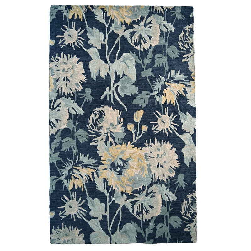 Shakta-Floral Nouveau Azure Multi
