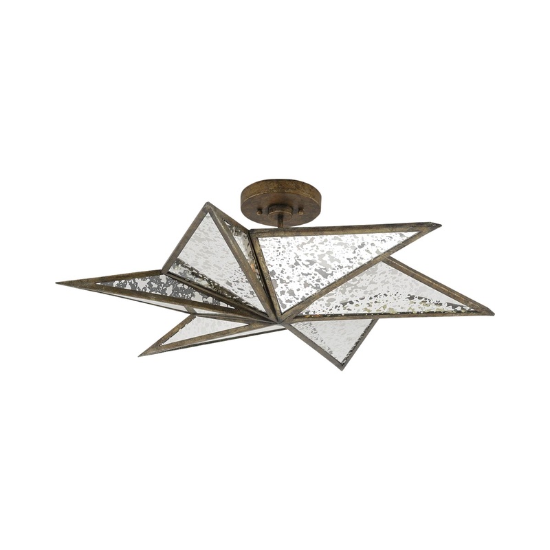 Stargazer Semi Flush Mount Ceiling Light