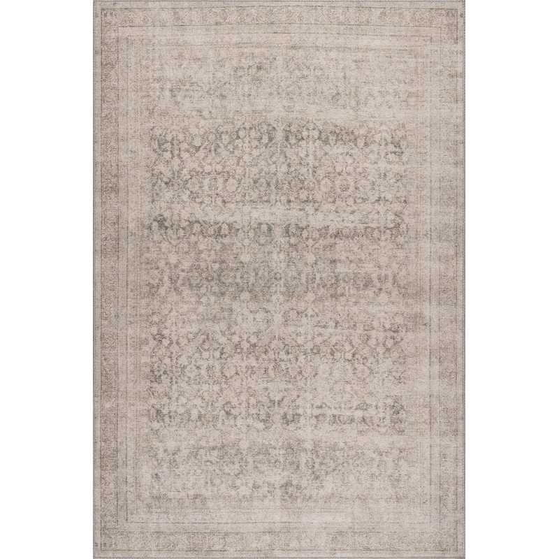 Basking Ridge Antiqued Jute-Blend Rug | Grey
