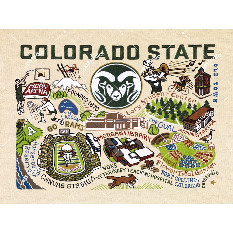 Colorado State University Collegiate Fine Art Print