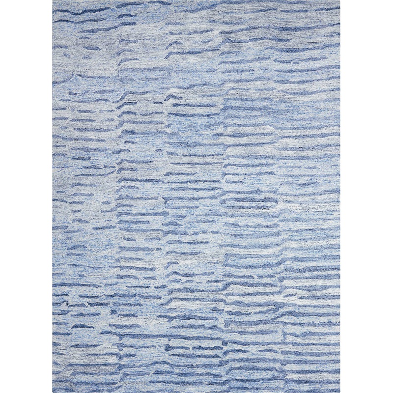 Nourison Gemstone 5’6″ x 7’5″ Lapis Modern Indoor Rug