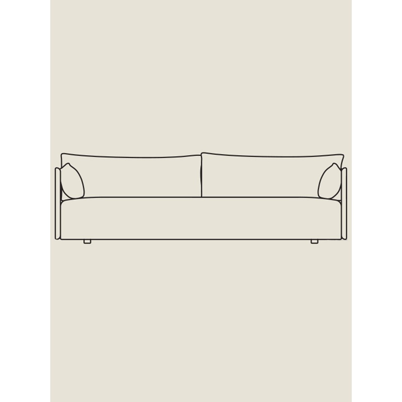 Offset Sofa 3 Seater – Custom