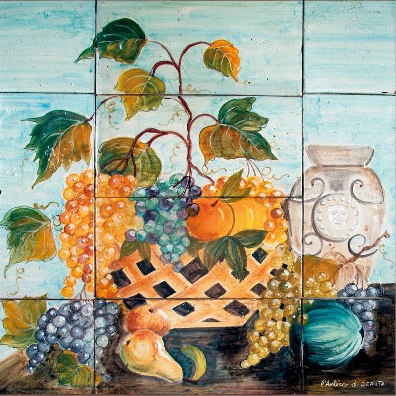 ANTICA DERUTA: WALL PANEL BACKSPLASH FRUIT