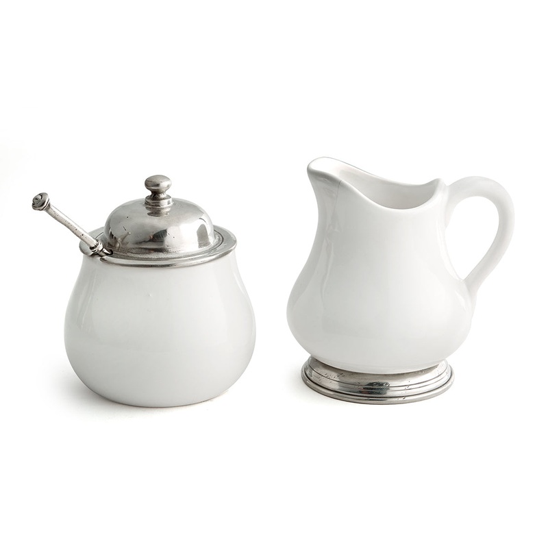 ARTE ITALICA: Tuscan Creamer and Sugar