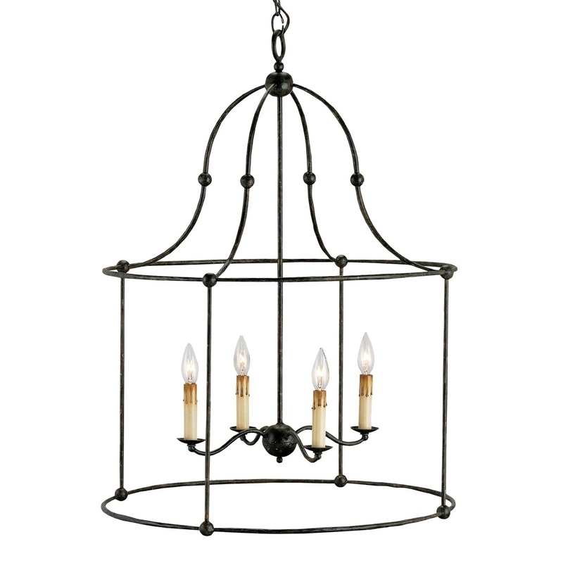 Fitzjames Black Large Lantern