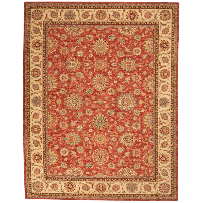 Nourison Living Treasures 8’3″ x 11’3″ Rust Traditional Indoor Rug
