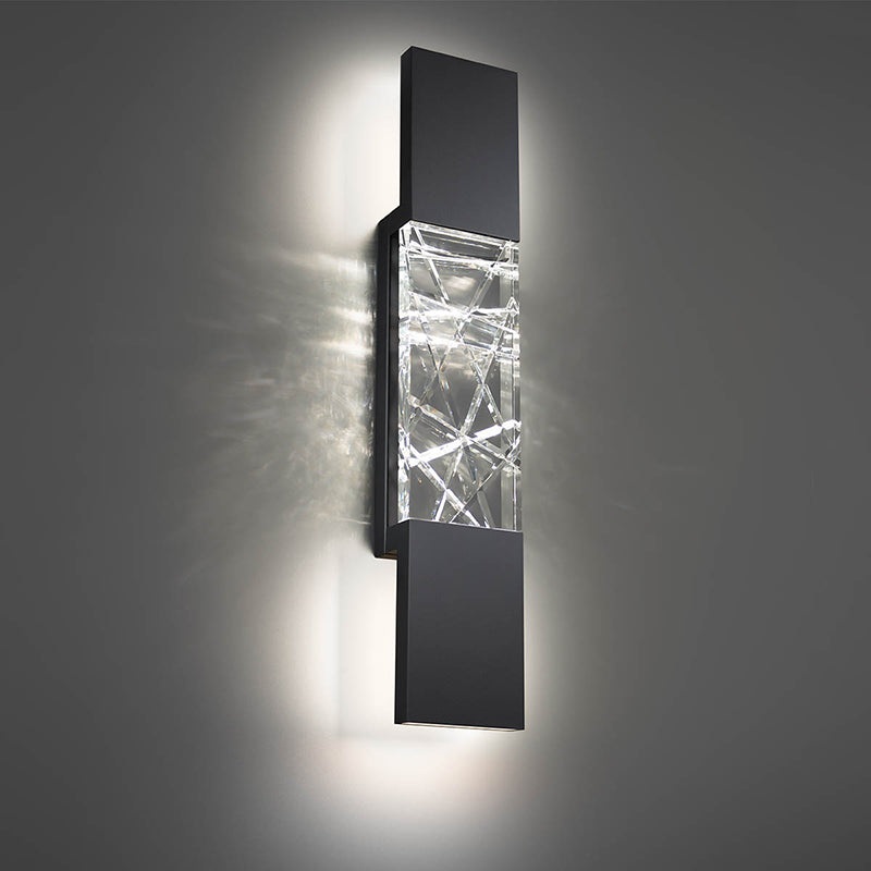 Schonbek Beyond BWSW32327 Glacier 27″ Tall LED Outdoor Wall Light