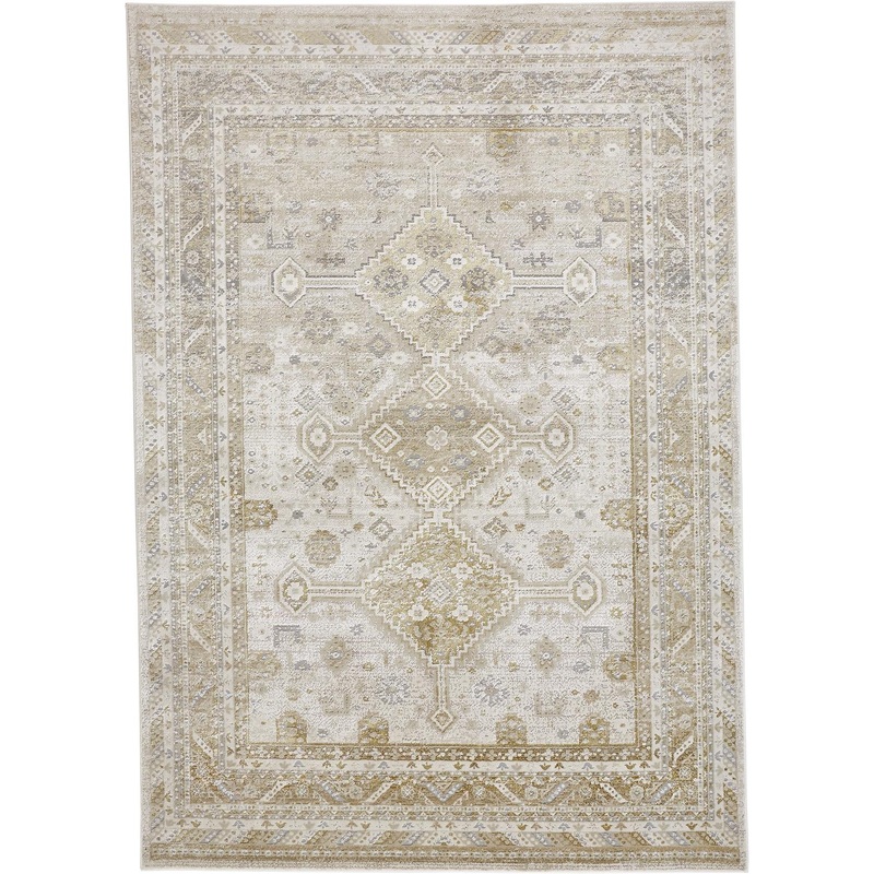Aura 3738F Machine Made Synthetic Blend Indoor Area Rug by Feizy Rugs