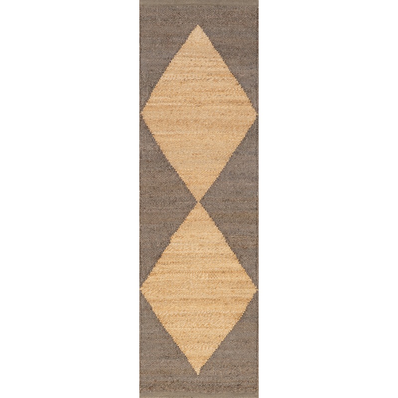 Jute Harlequin Trellis Rug | Grey