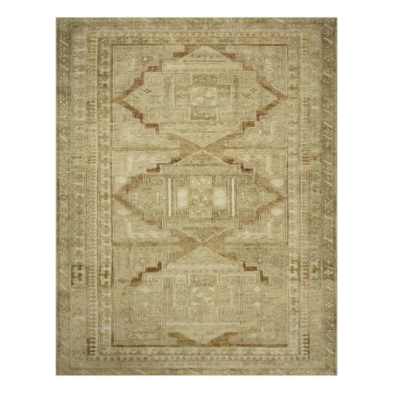 Magnolia Home by Joanna Gaines x Loloi Sinclair Khaki / Tobacco Rug