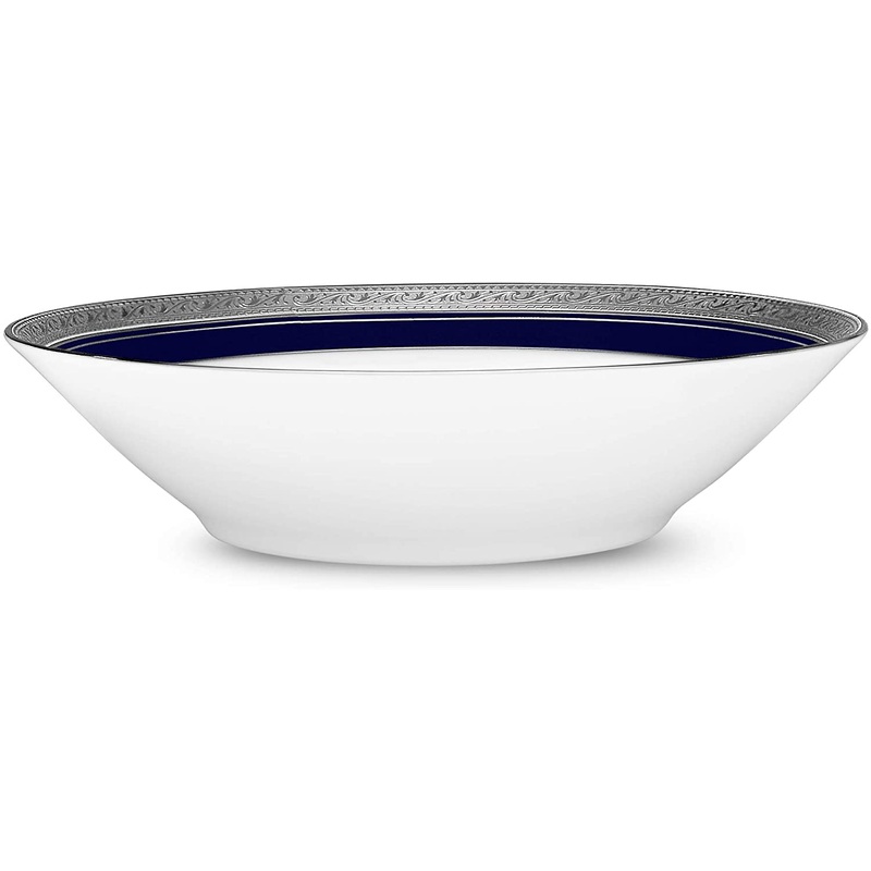 Noritake Crestwood Cobalt Platinum Dinnerware, Soup Bowl