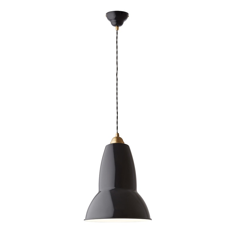 Anglepoise Original 1227 Brass Maxi Pendant (black) – Second Chance