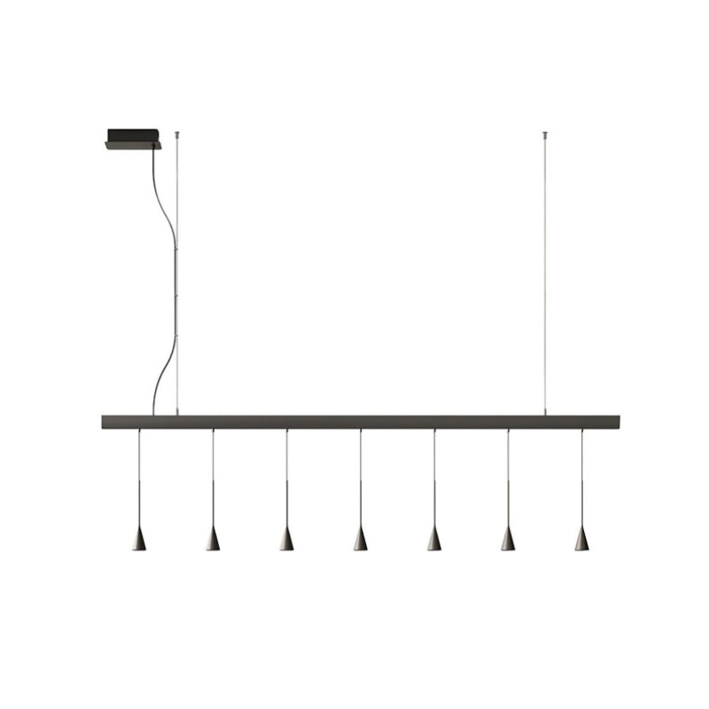 Bover Skybell Linear S/7L/23 7-lt 72″ LED Pendant, Up and Down Light