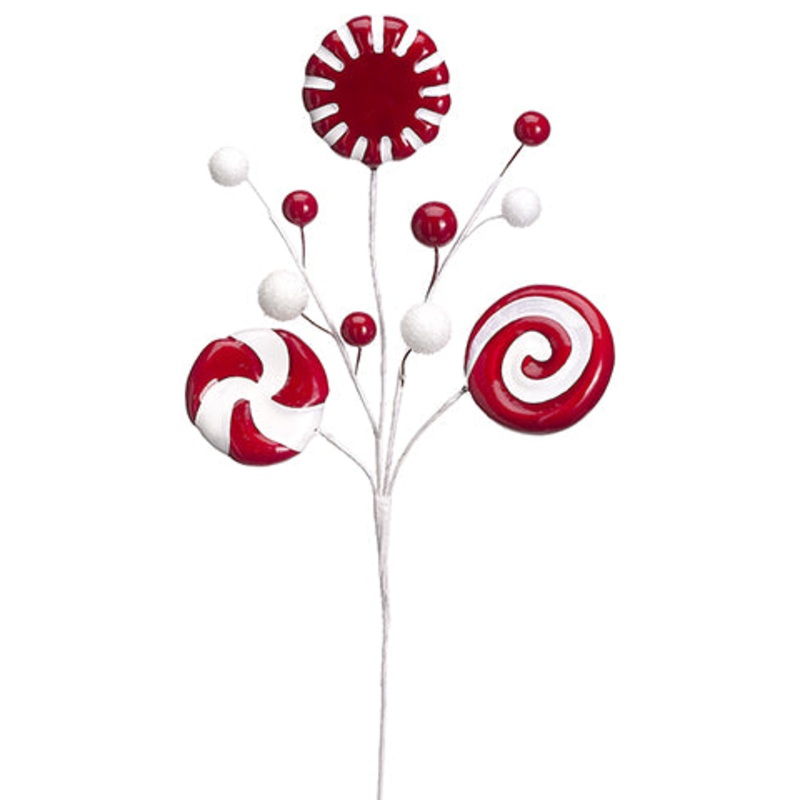 Candy/Berry Spray Red White