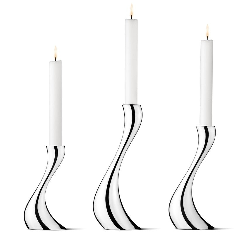 Cobra Candleholders, 3 Pieces