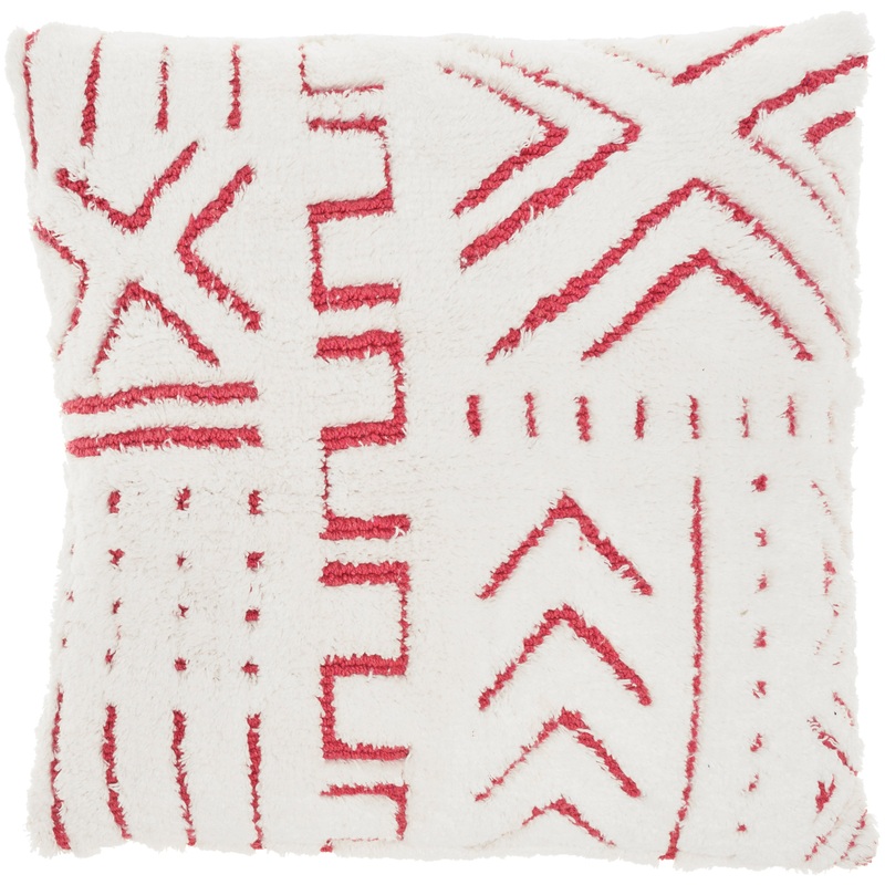 Life Styles AA016 Cotton Woven Boho Pattern Throw Pillow From Mina Victory By Nourison Rugs