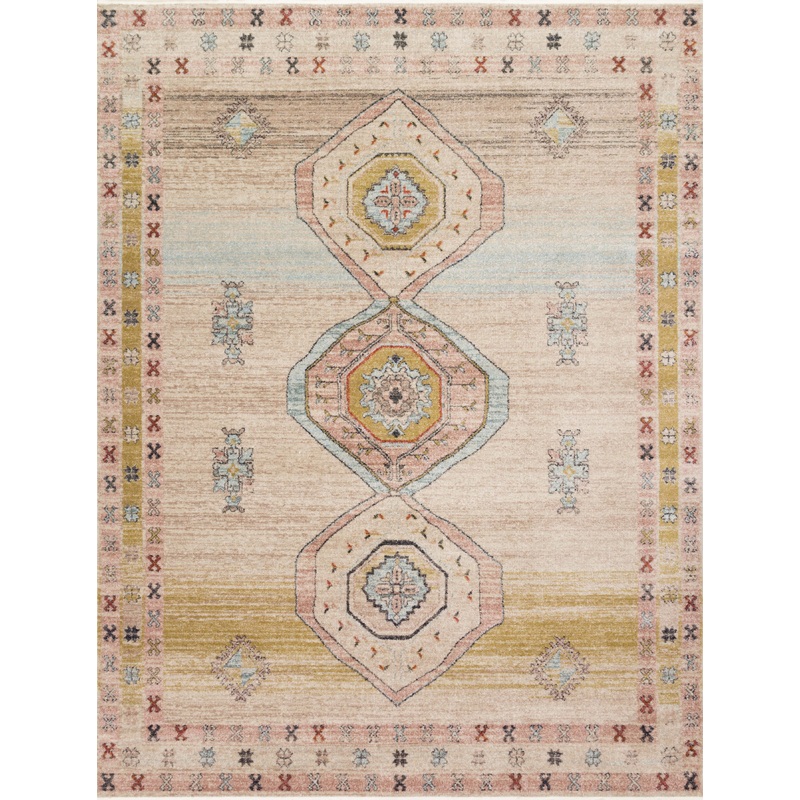 Magnolia Home by Joanna Gaines x Loloi Graham Rug | Antique Ivory / Multi