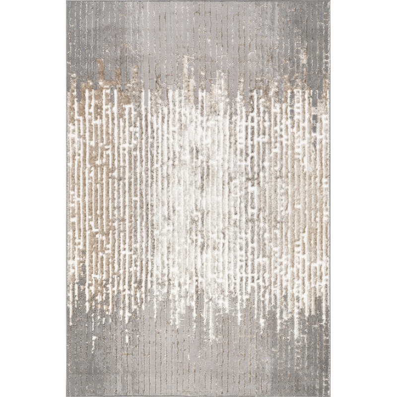 Naira Abstract Rug | Grey