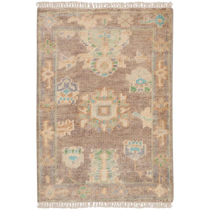 Nourison Odessa 2′ x 3′ Ivory Mocha Vintage Indoor Rug