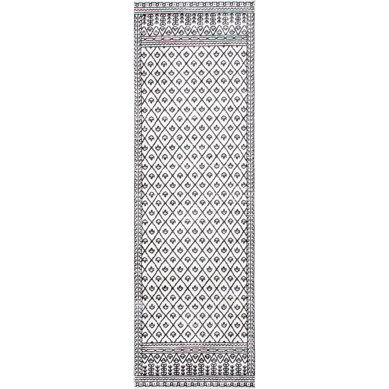Valerie Washable Graphics Rug | Grey