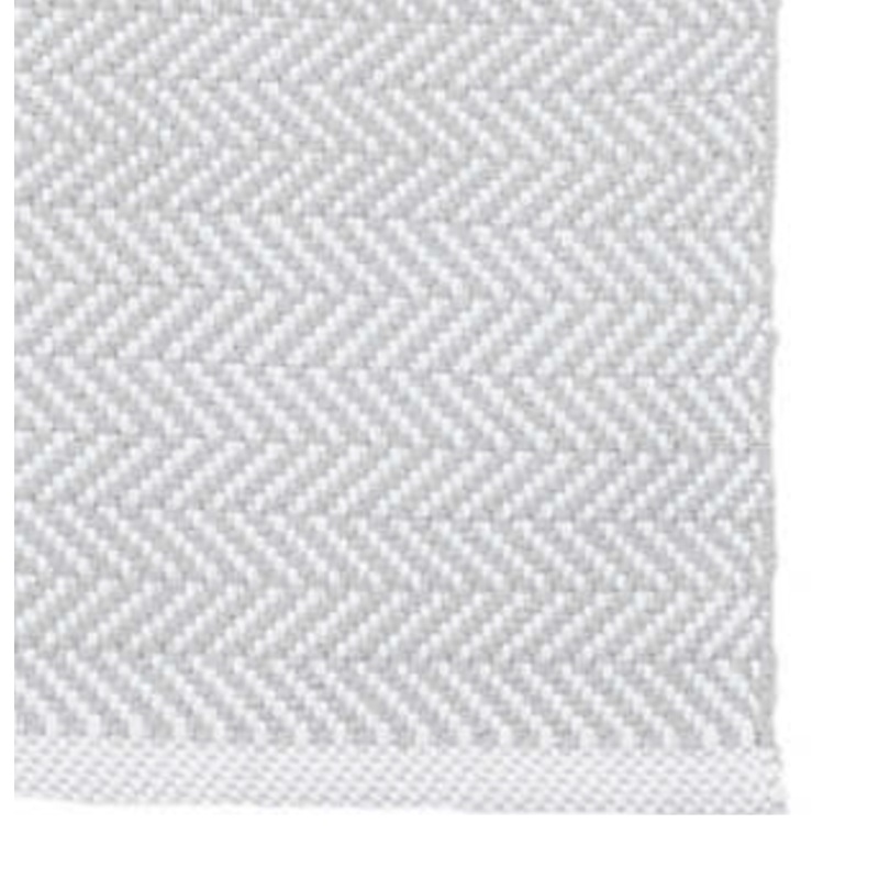Herringbone Indoor/Outdoor Rug- Pearl Grey