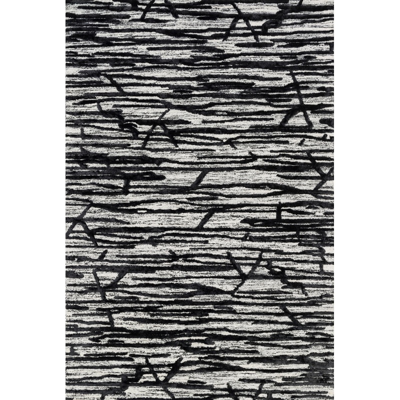 Loloi Juneau Rug | Ivory / Black