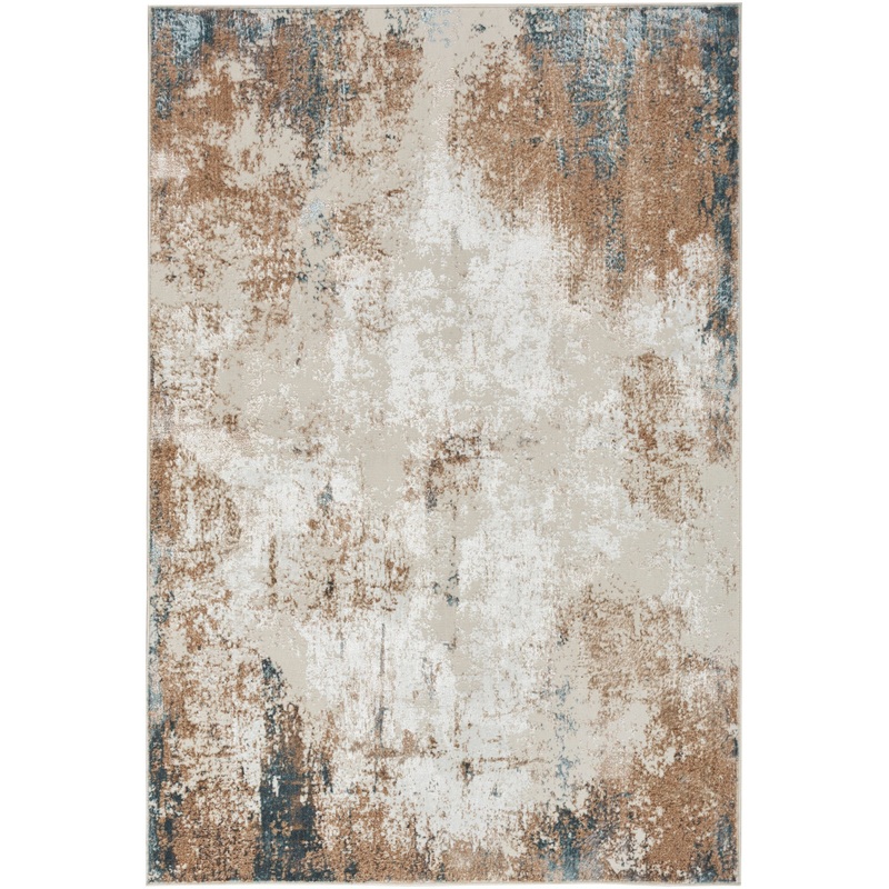 Nourison Glitz 3’11” x 5’11” Taupe/Multi Modern Indoor Rug