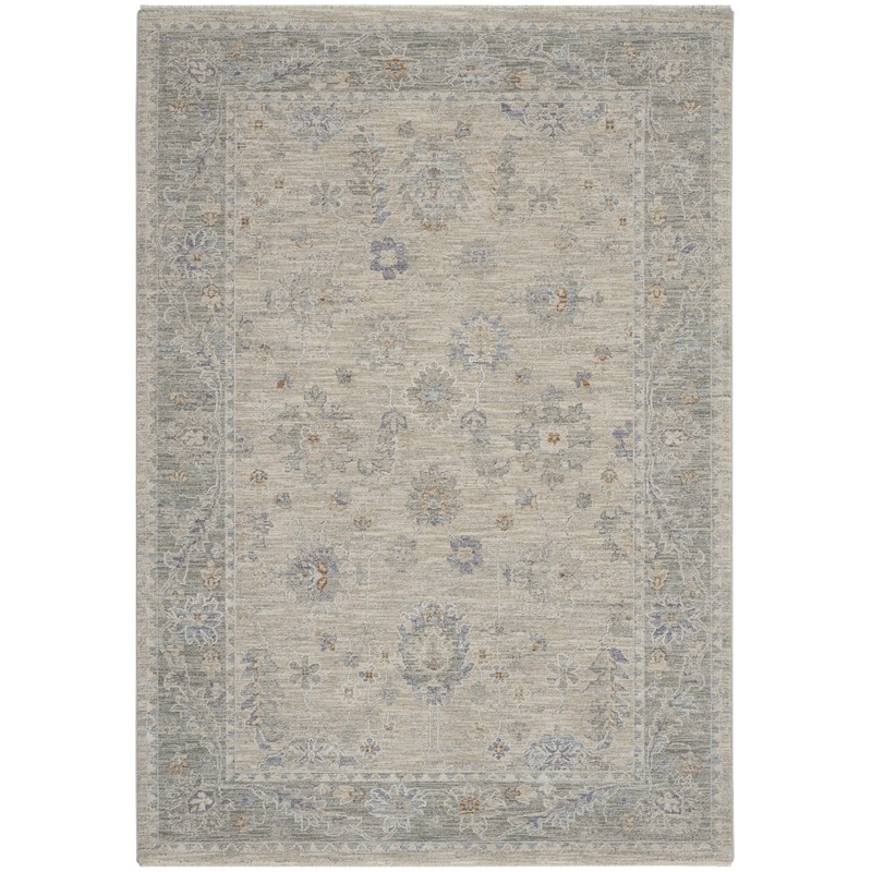 Nourison Infinite 5’3″ x 7’8″ Lt Grey Vintage Indoor Rug