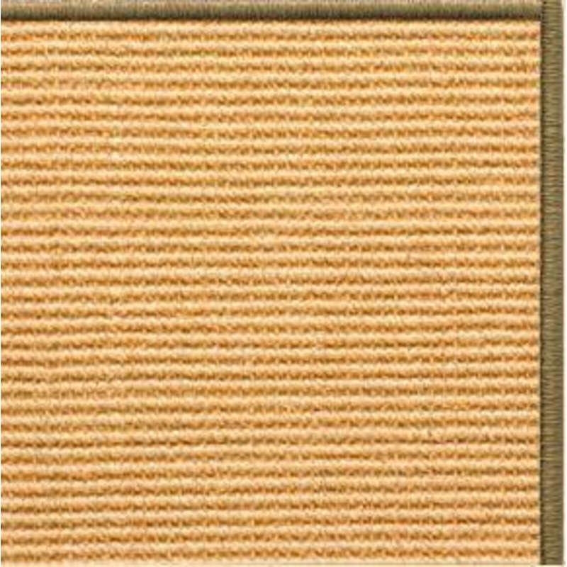 Tan Sisal Rug with Serged Border (Color 29950)