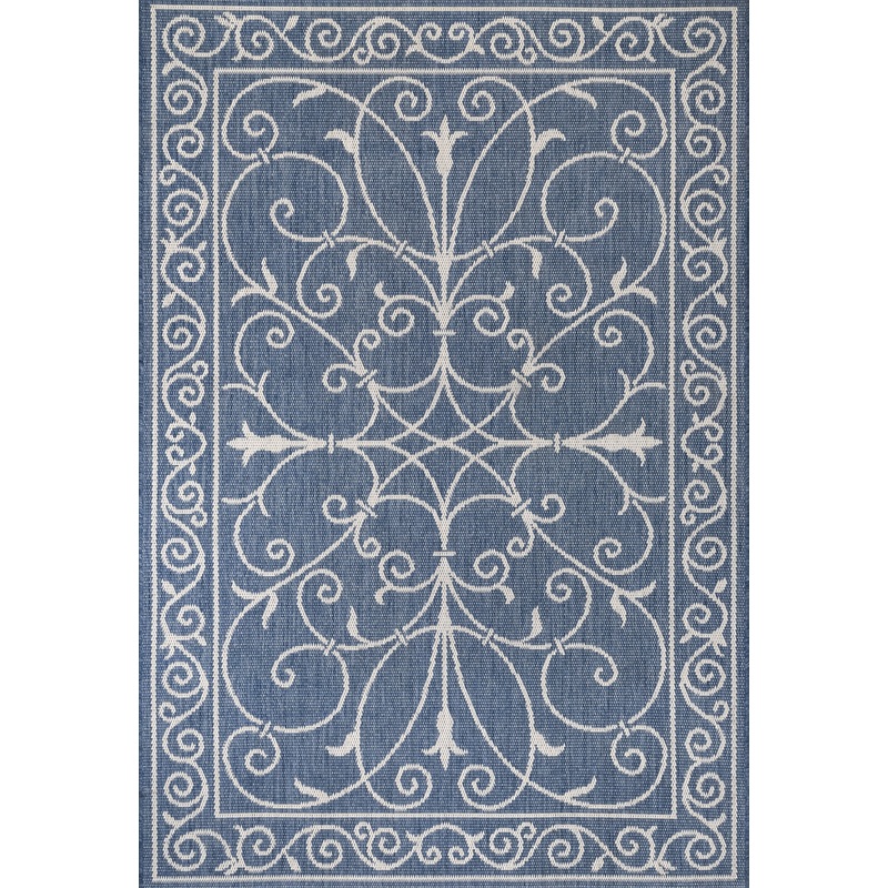 Indoor/Outdoor Krem Rug | Blue