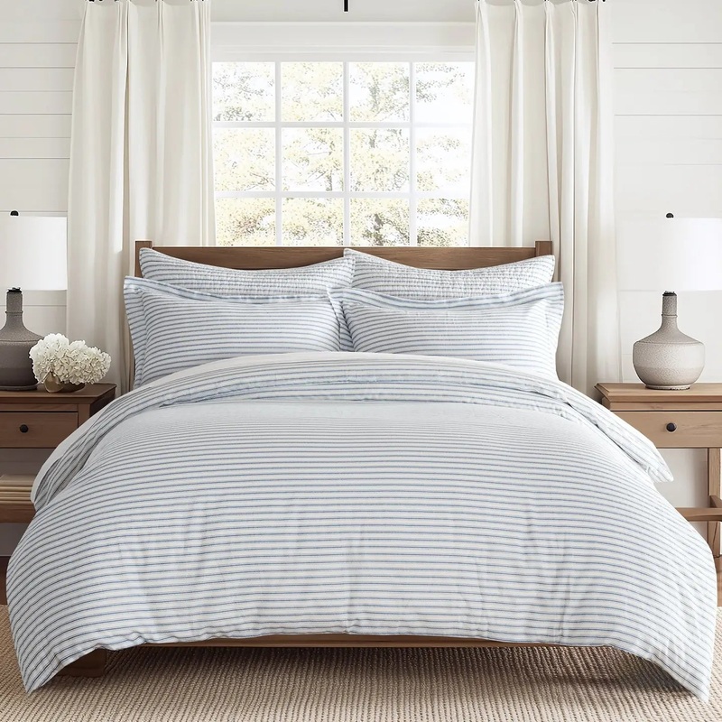 Tobago Stripe Comforter Set Coastal Bedding Set