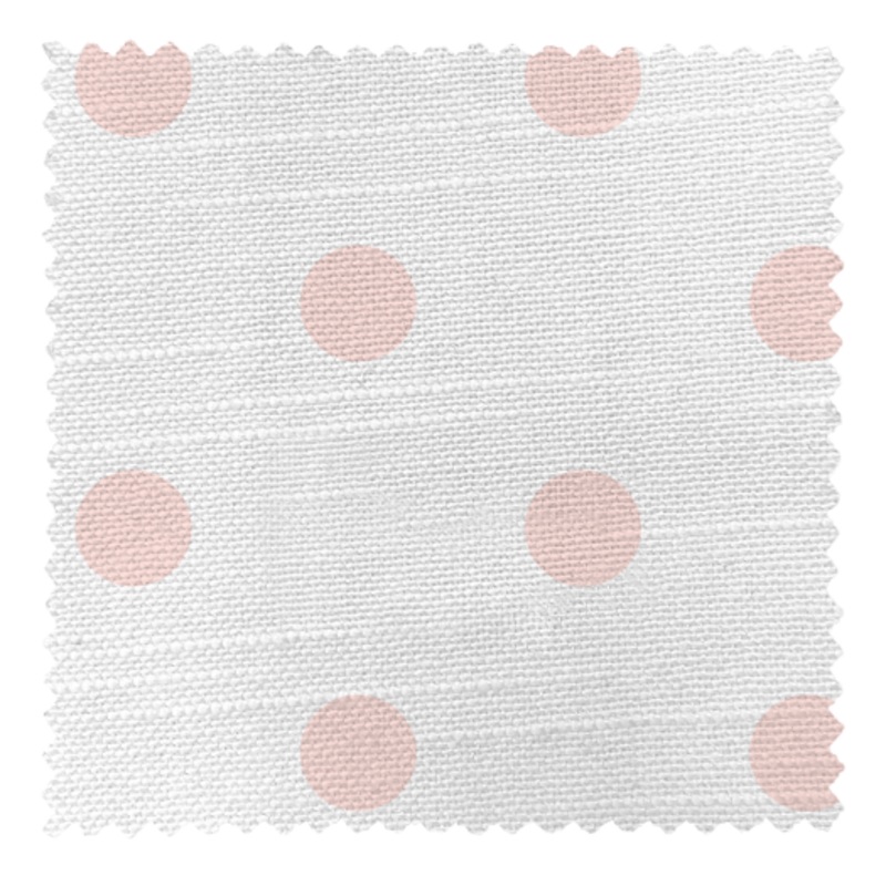 Vivienne Plaid Striped Linen No-Drill Roman Shades & Blinds | Polka Dot